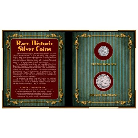 Upm Global UPM Global 13342 Rare Historic Silver Coins - Last Year of Issue 1916 13342